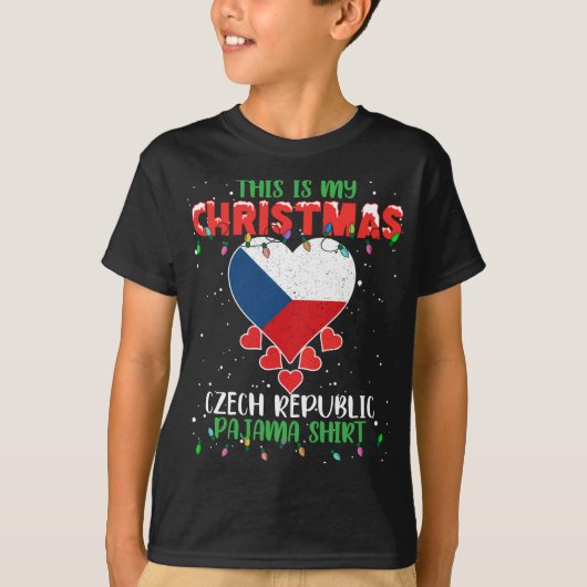 Dit is mijn kerstlammeren uit Tsjechië Fl T-shirt (Voorkant)