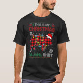 Dit is mijn kerstlampje Pajama pik-kerstcadeaus T-shirt (Voorkant)
