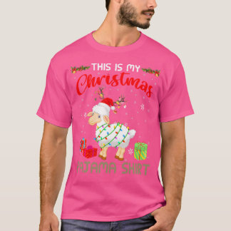 Dit is mijn Kerstman rendierschaap T-shirt