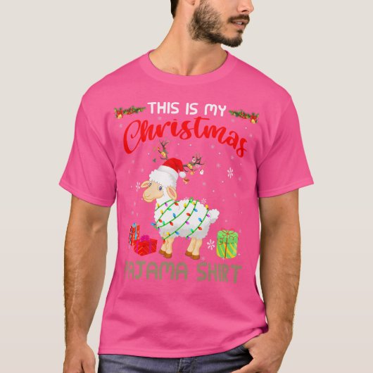 Dit is mijn Kerstman rendierschaap T-shirt (Voorkant)