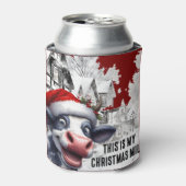 Dit is mijn kerstmelkbier blikjeskoeler (Blikje Voorkant)