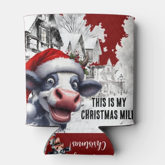 Dit is mijn kerstmelkbier blikjeskoeler (Achterkant)