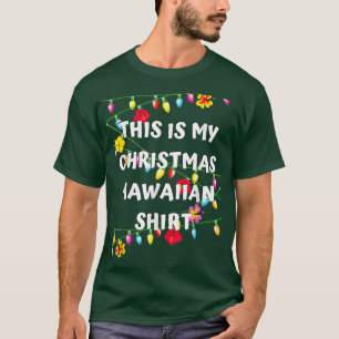 Dit is mijn Kerstmis Hawaiian Kerstmis Hawaiian T-shirt