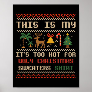 Dit Is Mijn Kerstmis In Juli Zomer Hawaiaanse Chri Poster