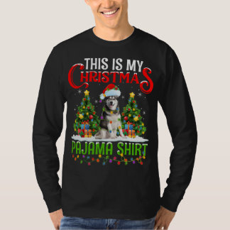 Dit is mijn kerstpajama Alaskan Malamute Chris T-shirt