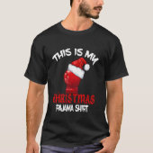 Dit is mijn kerstpajama Boxing Mma Fight Xmas T-shirt (Voorkant)