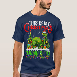 Dit is mijn kerstpajama Brontosaurus C T-shirt