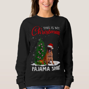Dit is mijn kerstpajama Bullmastiff Xmas Dog L. Trui