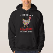Dit is mijn kerstpajama Chicken Lights en San Hoodie (Voorkant)