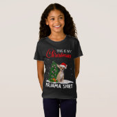 Dit is mijn kerstpajama Chihuahua Xmas Dog Lov T-shirt (Voorkant volledig)