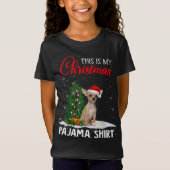 Dit is mijn kerstpajama Chihuahua Xmas Dog Lov T-shirt (Voorkant)
