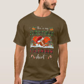 Dit is mijn kerstpajama Cleveland Football Xma T-shirt (Voorkant)