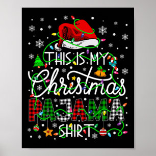 Dit is mijn kerstpajama die overeenkomt met famili poster