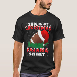 Dit is mijn kerstpajama Football T-shirt