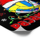 Dit is mijn kerstPajama Funny Volleyball Lover Poster (Hoek)