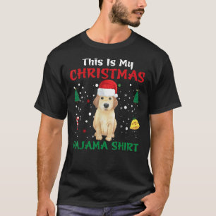 Dit is mijn kerstpajama Golden Retriever Dog S T-shirt