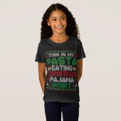 Dit is mijn kerstpajama grappige pasta, lomp t-shirt (Voorkant volledig)