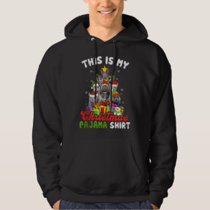 Dit is mijn kerstpajama grappige Russische blauwe  Hoodie