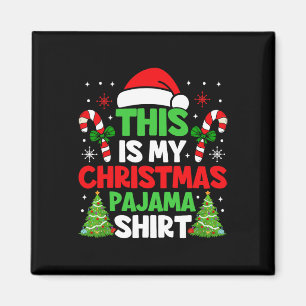 Dit is mijn kerstpajama grappigste Mannen met JS P Magneet