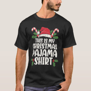 Dit is mijn kerstpajama grappigste Mannen met JS P T-shirt