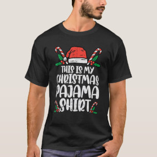 Dit is mijn kerstpajama grappigste Mannen met JS P T-shirt