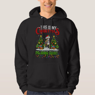Dit is mijn kerstpajama Italiaanse Greyhound Dog Hoodie