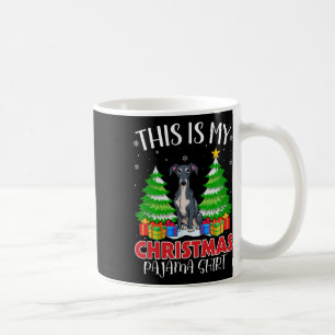 Dit is mijn kerstpajama Italiaanse Greyhound Dog Koffiemok