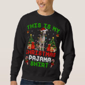 Dit is mijn kerstpajama Italiaanse Greyhound Dog Trui (Voorkant)