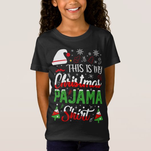 Dit is mijn kerstpajama-kerstfamilie t-shirt (Voorkant)