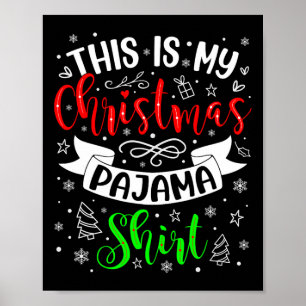 Dit is mijn kerstpajama-kerstfeest met familie C Poster