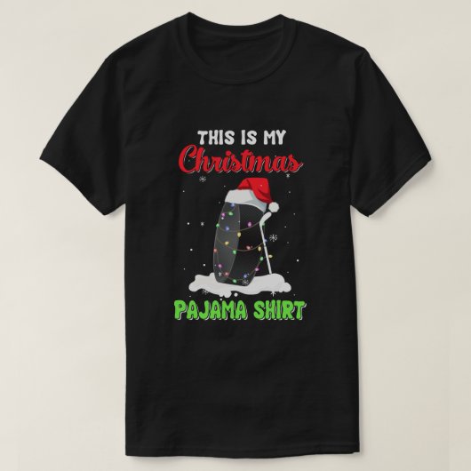Dit is mijn kerstpajama-kerstkerstkerstman t-shirt (Design voorkant)