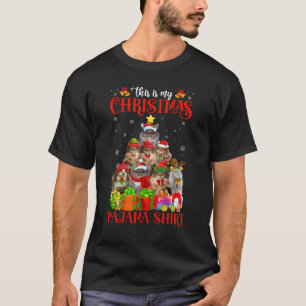 Dit is mijn kerstpajama Noorse boskat T-shirt