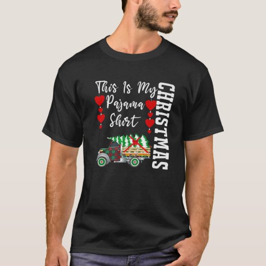 Dit is mijn kerstpajama perfecte PJ voor Kerstmis. T-shirt (Voorkant)
