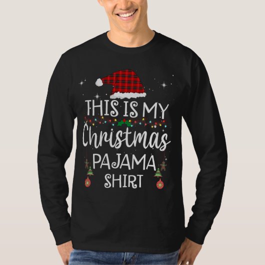Dit is mijn kerstpajama Pet T-shirt (Voorkant)