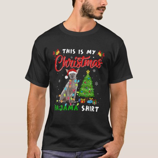 Dit is mijn kerstpajama Peterbald Lover T-shirt (Voorkant)