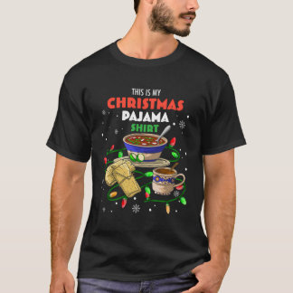 Dit is mijn kerstpajama Pozole Tamales Champur T-shirt