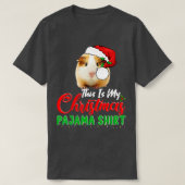 Dit is mijn kerstpajama Santa Guinee-pik liefde T-shirt (Design voorkant)