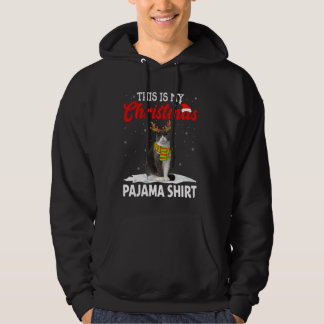 Dit is mijn kerstpajama Scottish Fold Cat Hoodie