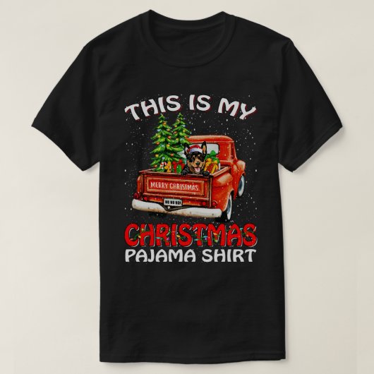 Dit is mijn kerstpajama Shirt Australian Kelpi (Design voorkant)