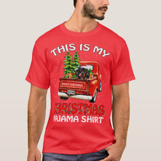Dit is mijn kerstpajama Shirt Dachshund Truck