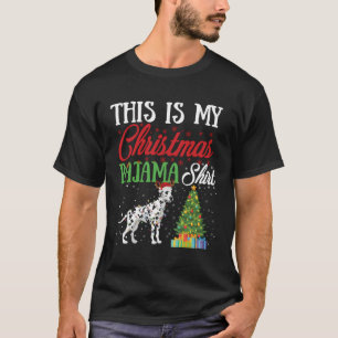 Dit is mijn kerstpajama Shirt Dalmatian Lover