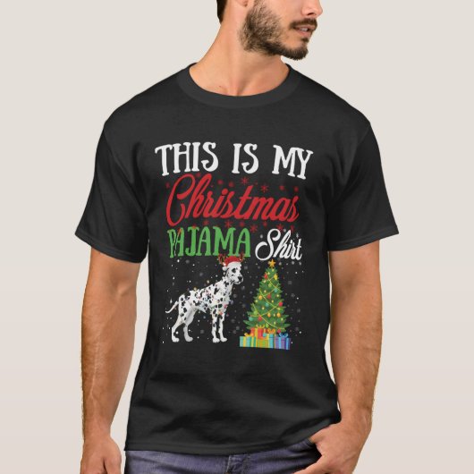Dit is mijn kerstpajama Shirt Dalmatian Lover (Voorkant)