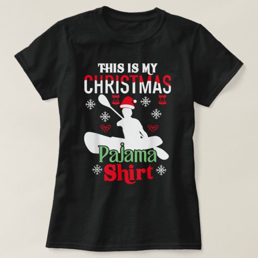 Dit is mijn kerstpajama Shirt Funny Xmas Rowin (Design voorkant)