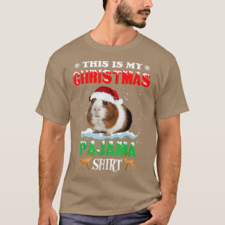 Dit is mijn kerstpajama Shirt Guinee Pig Chris