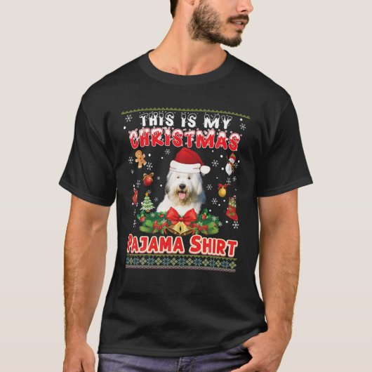 Dit is mijn kerstpajama Shirt oude Engelse Shee (Voorkant)