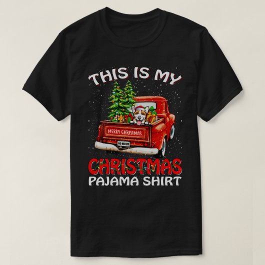 Dit is mijn kerstpajama Shirt Pembroke Welsh C (Design voorkant)
