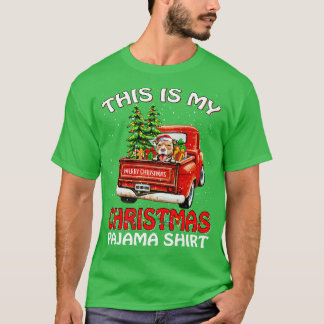 Dit is mijn kerstpajama Shirt Pit Bull Truck T