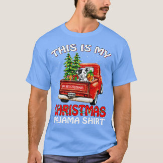 Dit is mijn kerstpajama Shirt Pit Bull Truck T