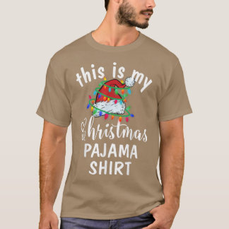 Dit is mijn kerstpajama Shirt Xmas lampscheen