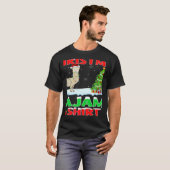 Dit is mijn kerstpajama verlichting Llama Xmas TR T-shirt (Voorkant volledig)